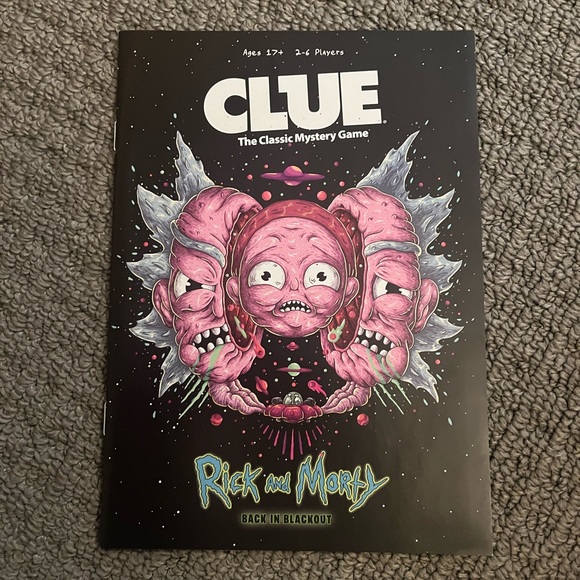 Clue Rick And Morty Back In Blackout Classic Mystery Board Game Adult Swim NOB!! - Picture 6 of 11
